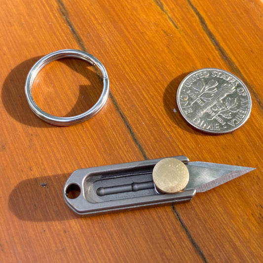 The Microt: Titanium Keychain Knife